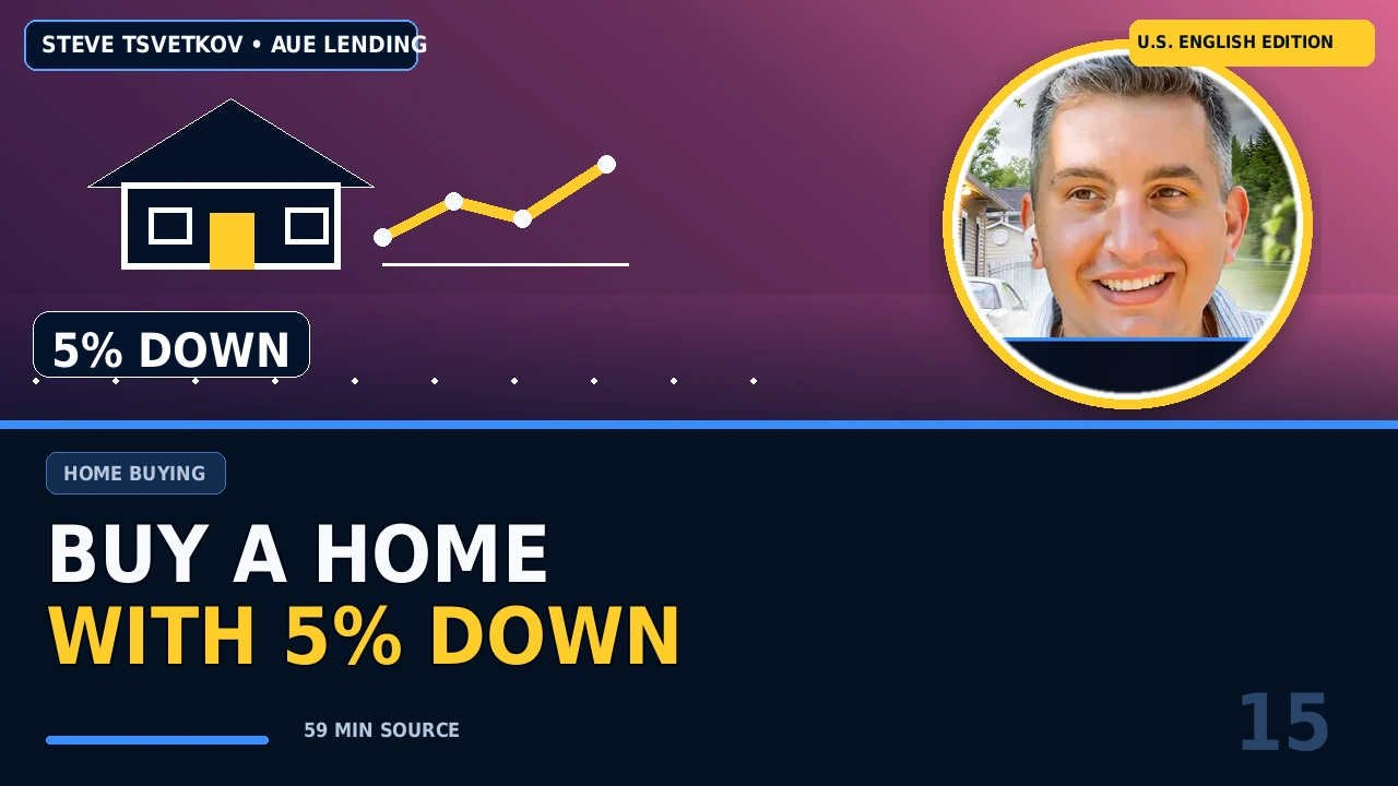 Buying a Home in the U.S. With 5% Down: A Complete 2026 Guide