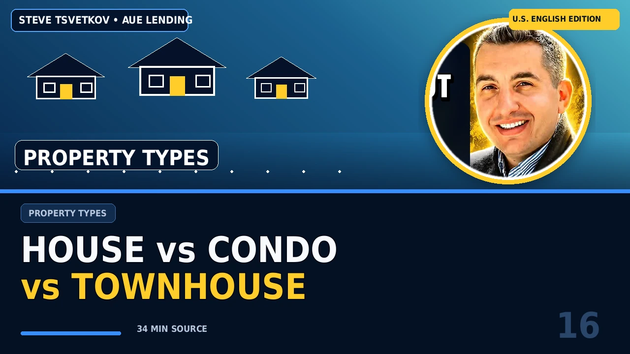 House vs. Condo vs. Townhouse: Financing, HOA, Insurance, and Resale