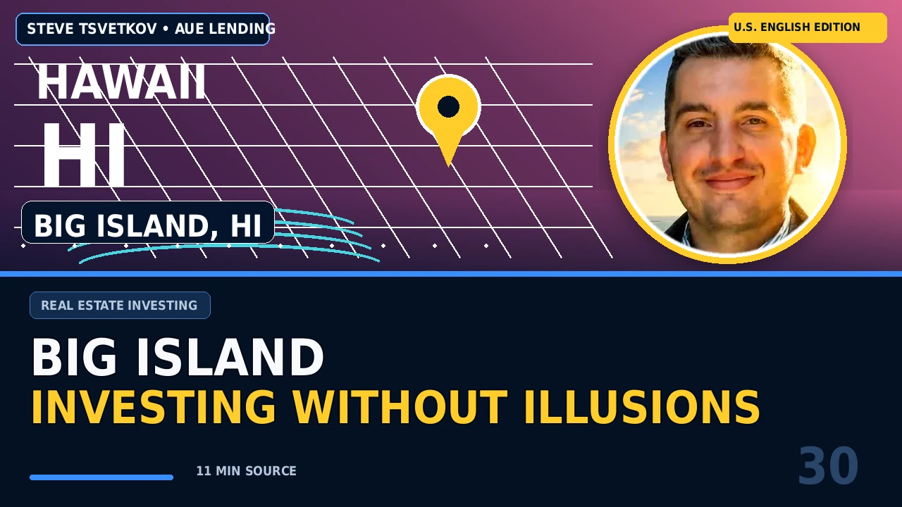 Big Island Real Estate Investing: Rental Strategy, Cash Flow, and Operational Risk